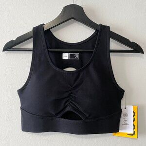 NWT Lolë Black Organic Cotton Bra